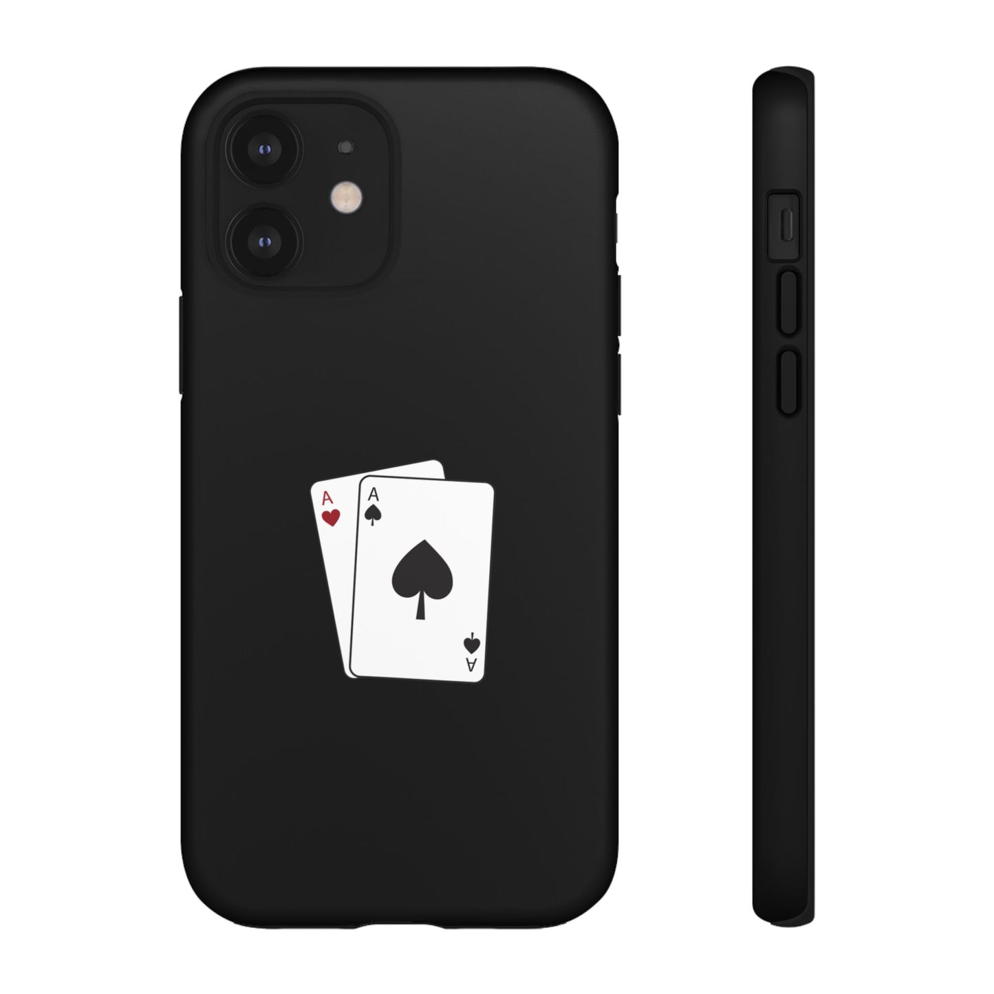 iPhone Case with Ace Playing Cards Design - Poker Themed Phone Cover, Unique Gift for Card Players