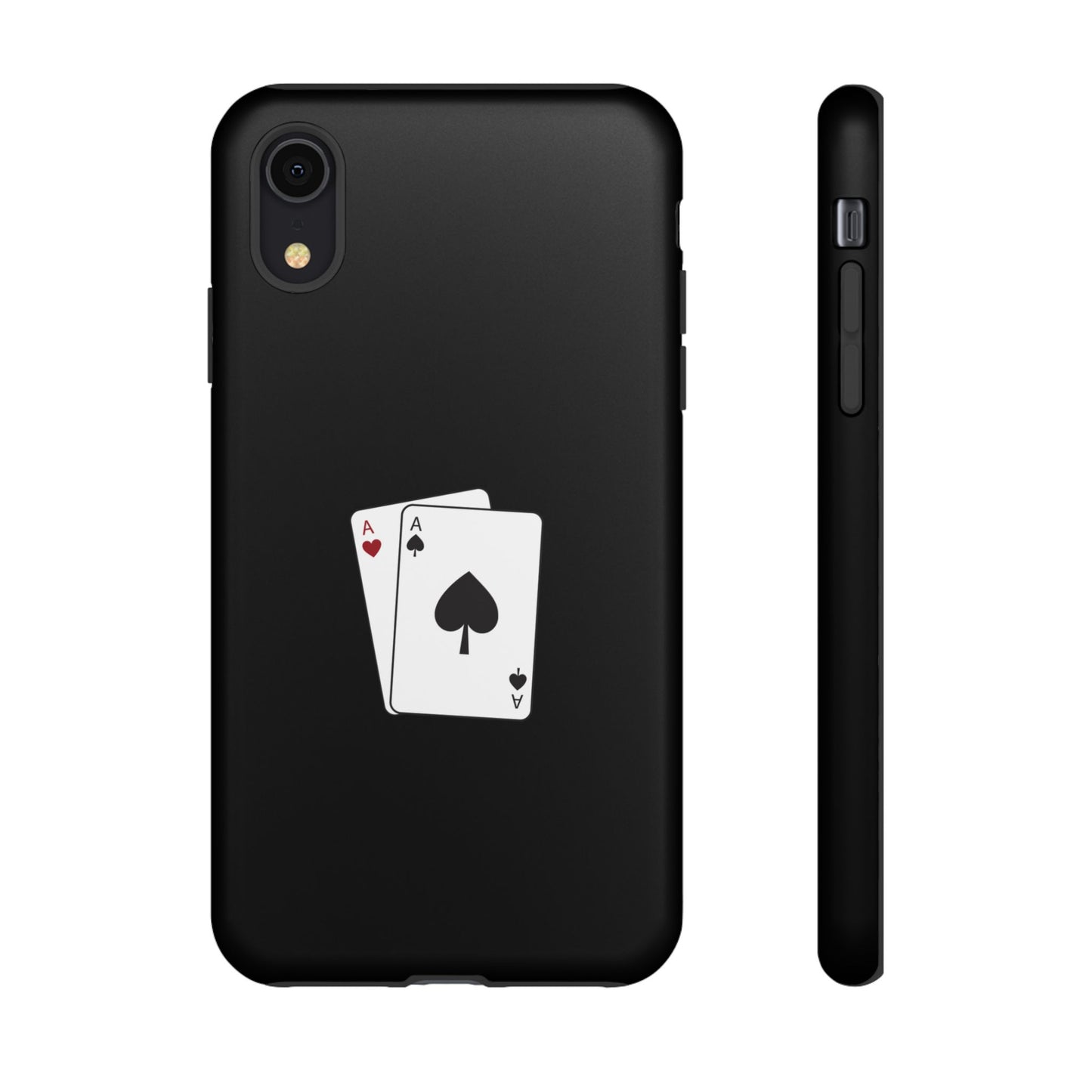 iPhone Case with Ace Playing Cards Design - Poker Themed Phone Cover, Unique Gift for Card Players