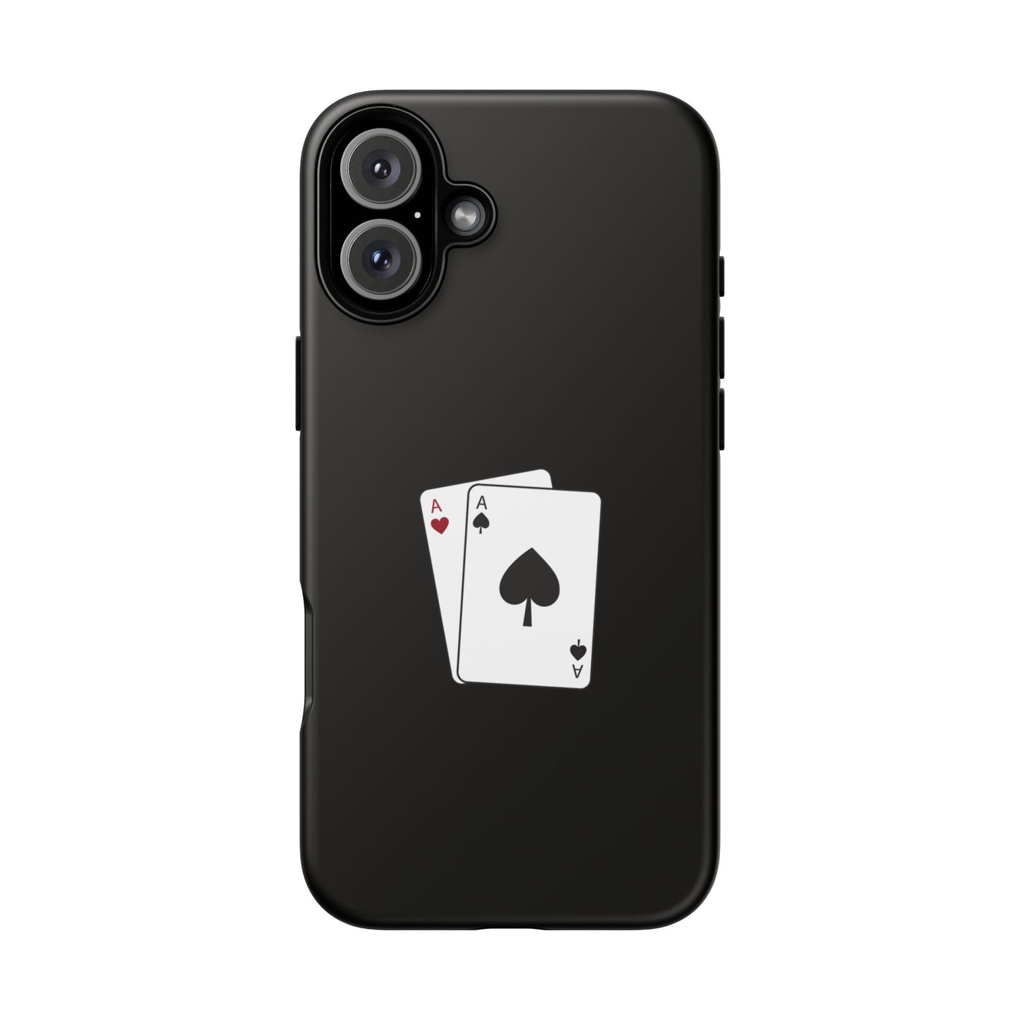 iPhone Case with Ace Playing Cards Design - Poker Themed Phone Cover, Unique Gift for Card Players