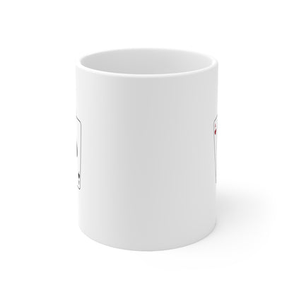 Simple Pocket Aces Poker Mug, Gift for Him, Her, Poker Lovers